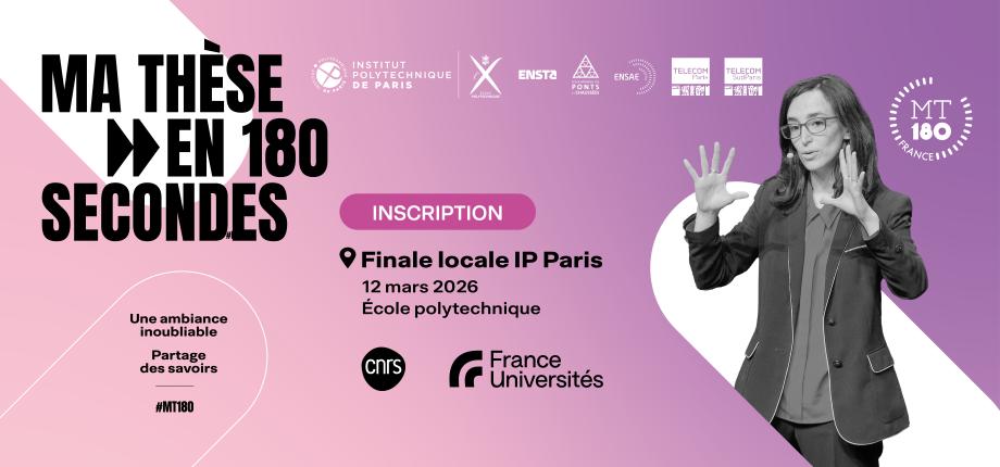 IP Paris final's contest of My Thesis in 180 seconds 2026